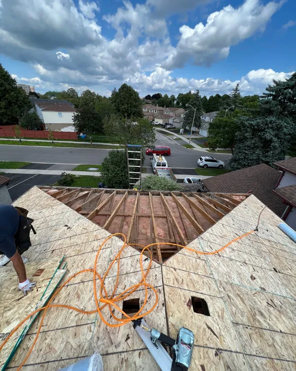 Shingle Roof Install - Before