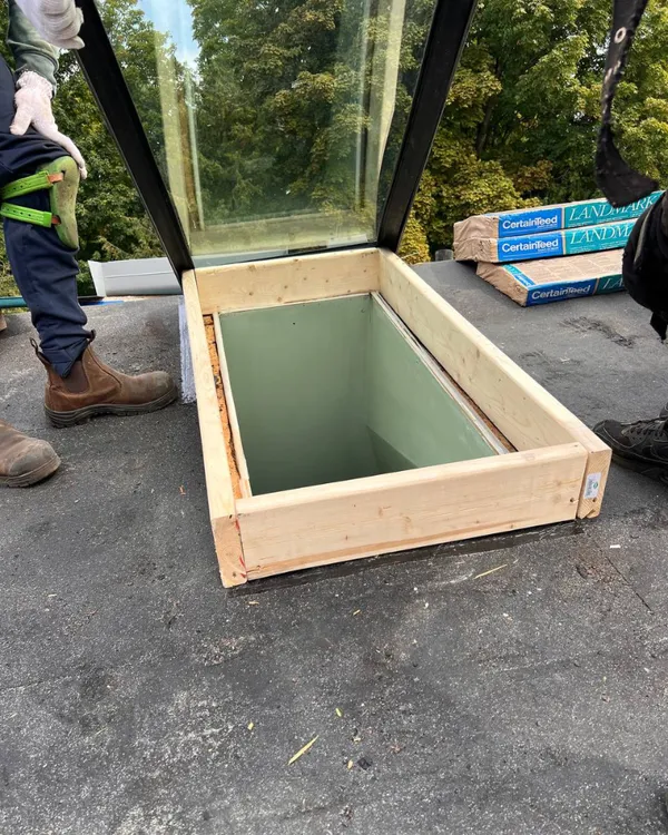 Skylight Installation - Before